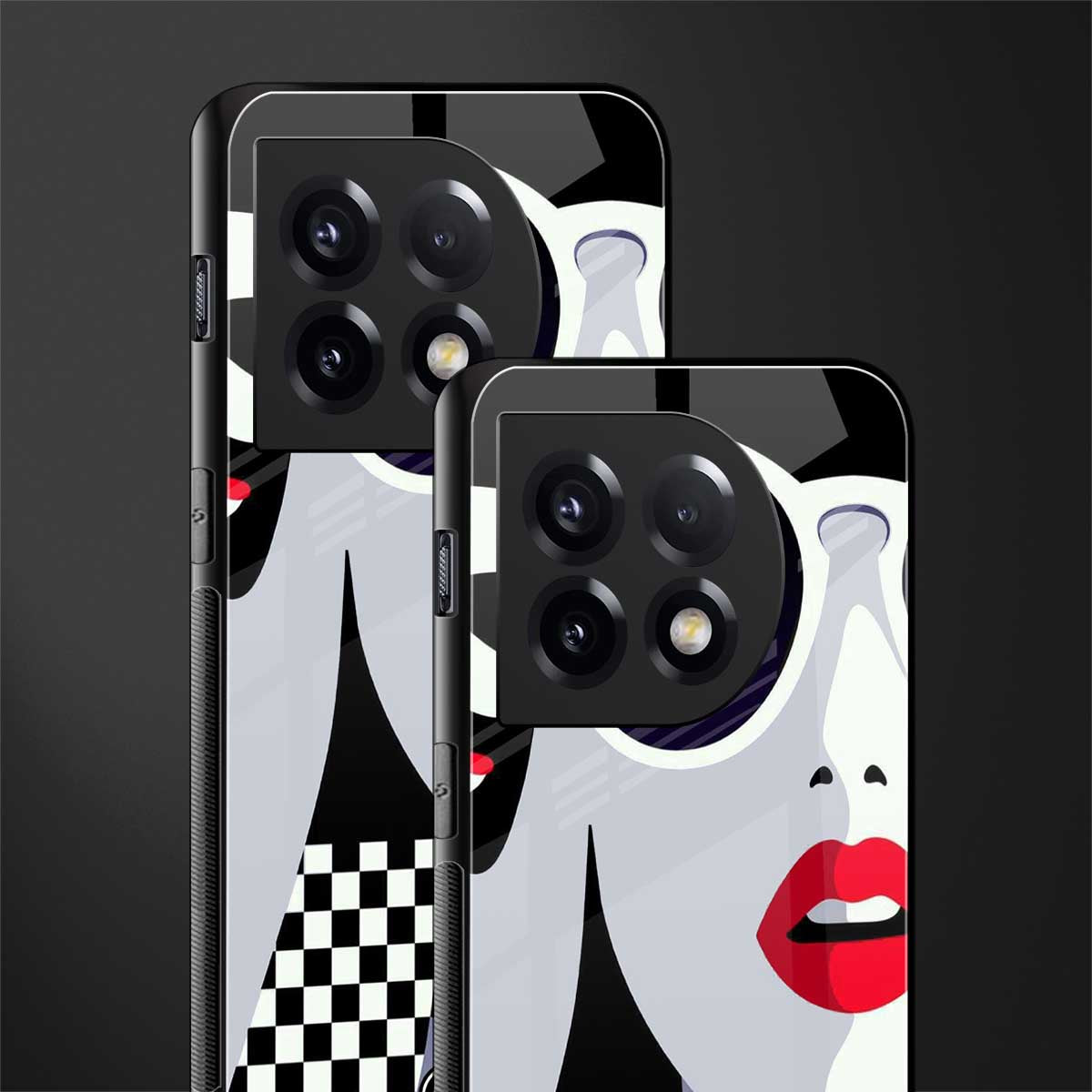 attitude queen back phone cover | glass case for oneplus 11