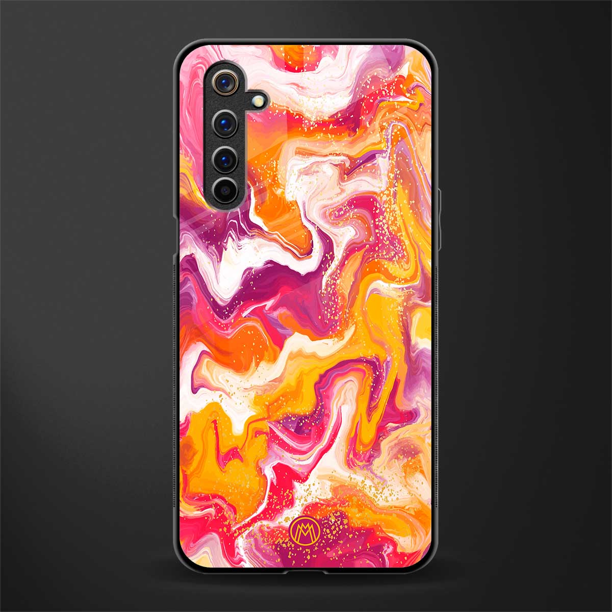 aureolin grape jam glass case for realme 6i image