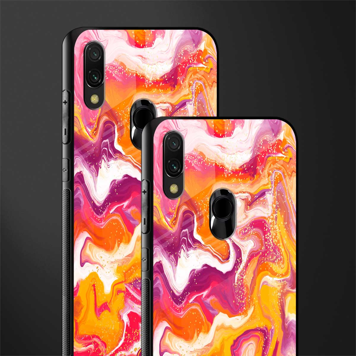 aureolin grape jam glass case for redmi note 7 image-2