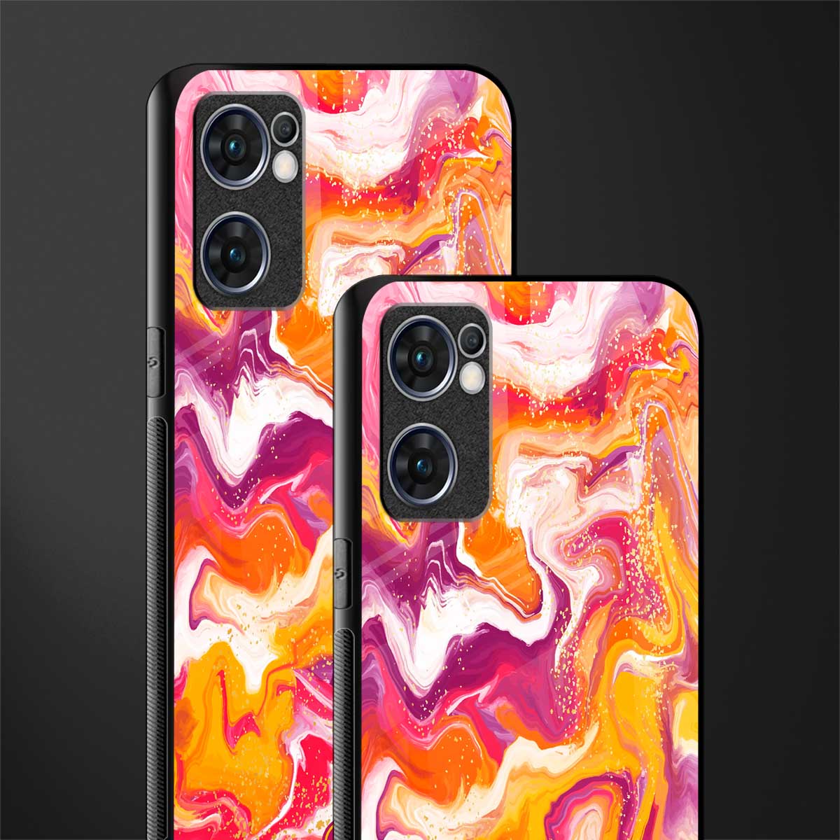 aureolin grape jam glass case for oppo reno7 5g image-2
