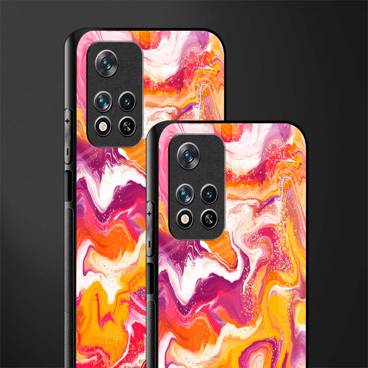 aureolin grape jam glass case for poco m4 pro 5g image-2