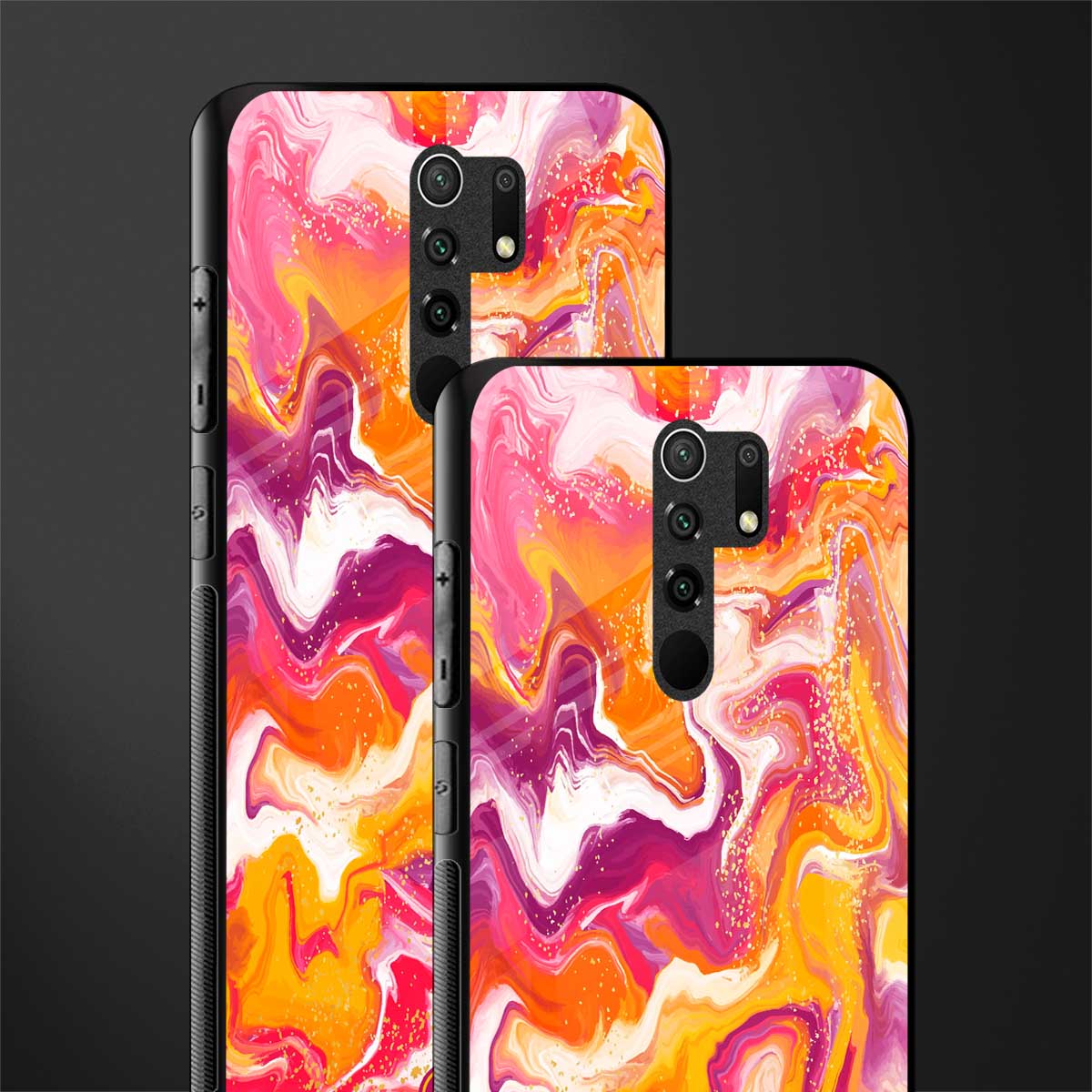 aureolin grape jam glass case for poco m2 reloaded image-2