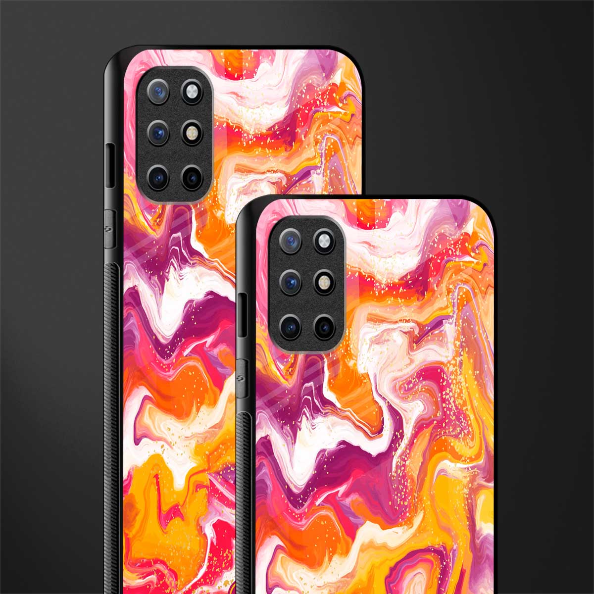 aureolin grape jam glass case for oneplus 8t image-2