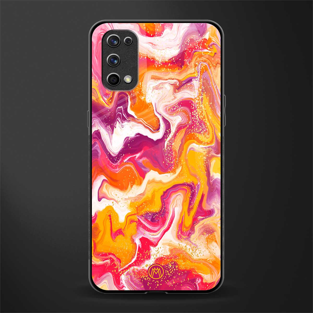 aureolin grape jam glass case for realme 7 pro image