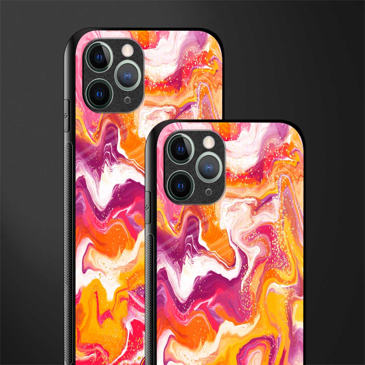 aureolin grape jam glass case for iphone 11 pro image-2