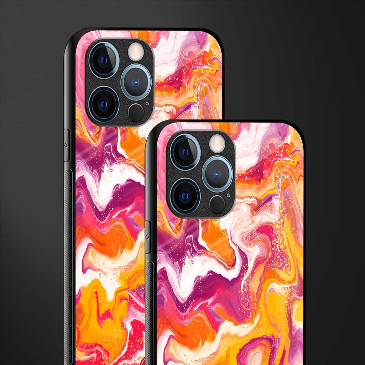 aureolin grape jam glass case for iphone 12 pro image-2