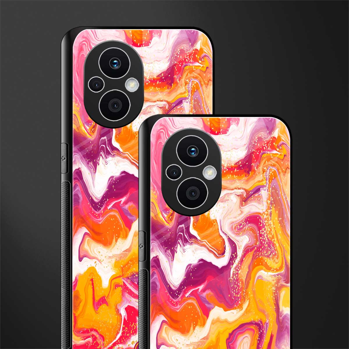 aureolin grape jam back phone cover | glass case for oppo f21 pro 5g