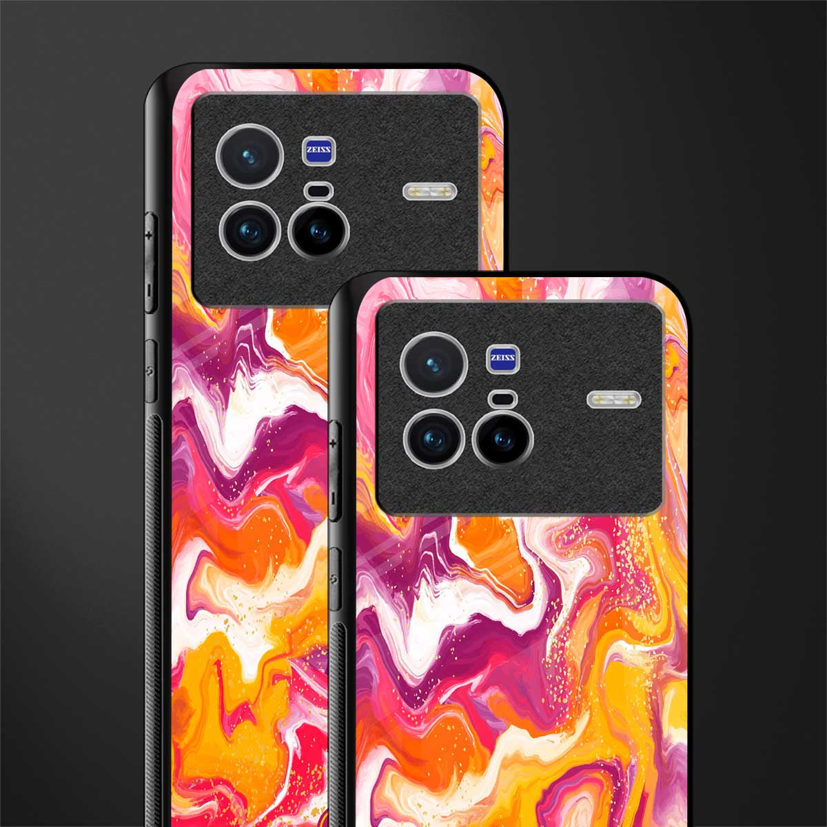 aureolin grape jam glass case for vivo x80 image-2