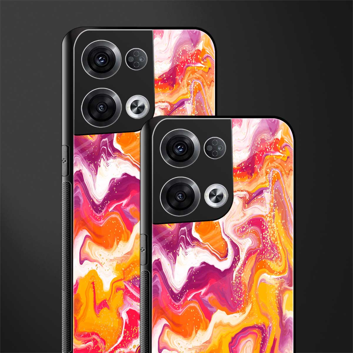 aureolin grape jam back phone cover | glass case for oppo reno 8 pro