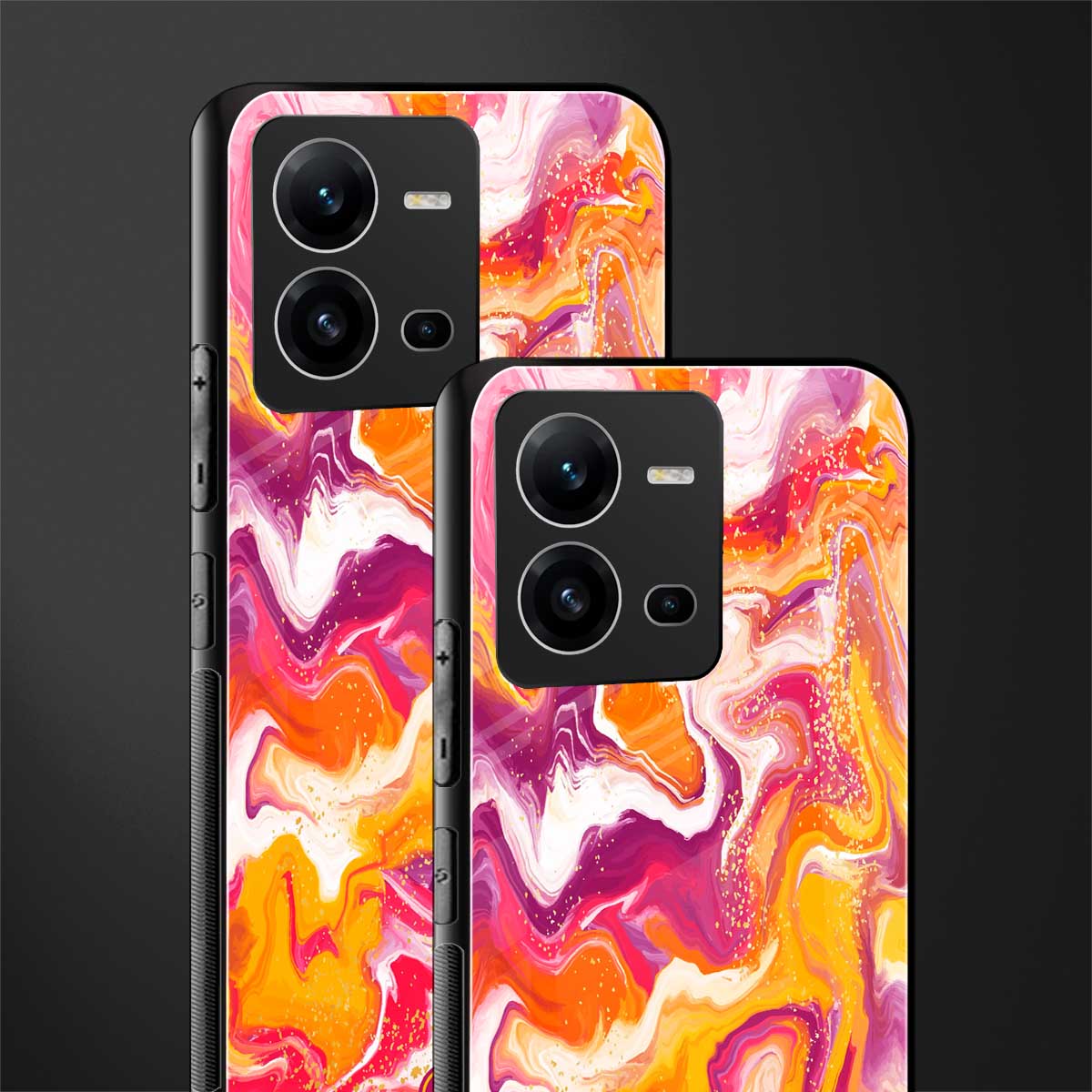 aureolin grape jam back phone cover | glass case for vivo v25-5g