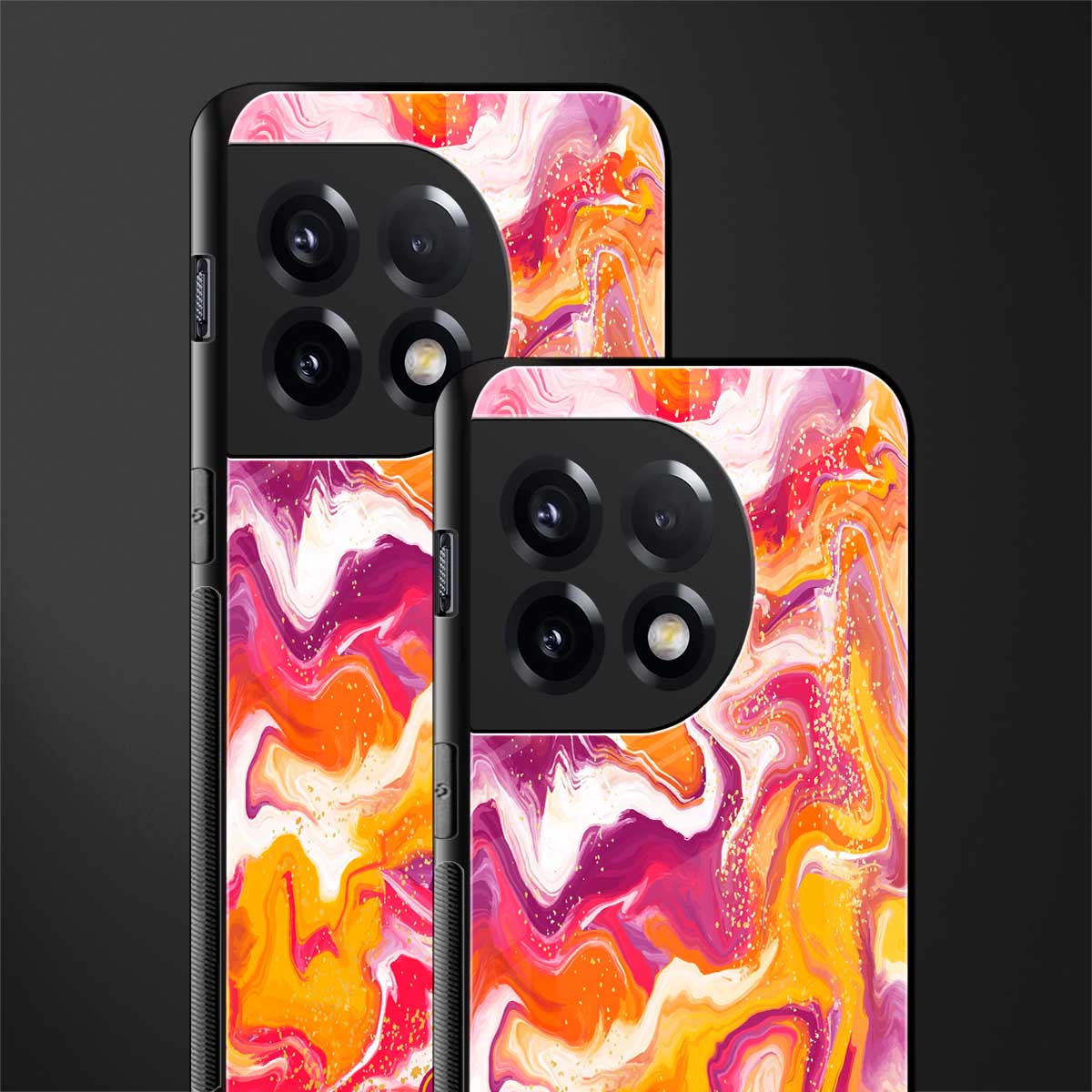 aureolin grape jam back phone cover | glass case for oneplus 11r