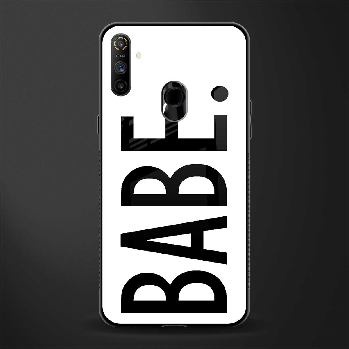 babe glass case for realme narzo 20a image