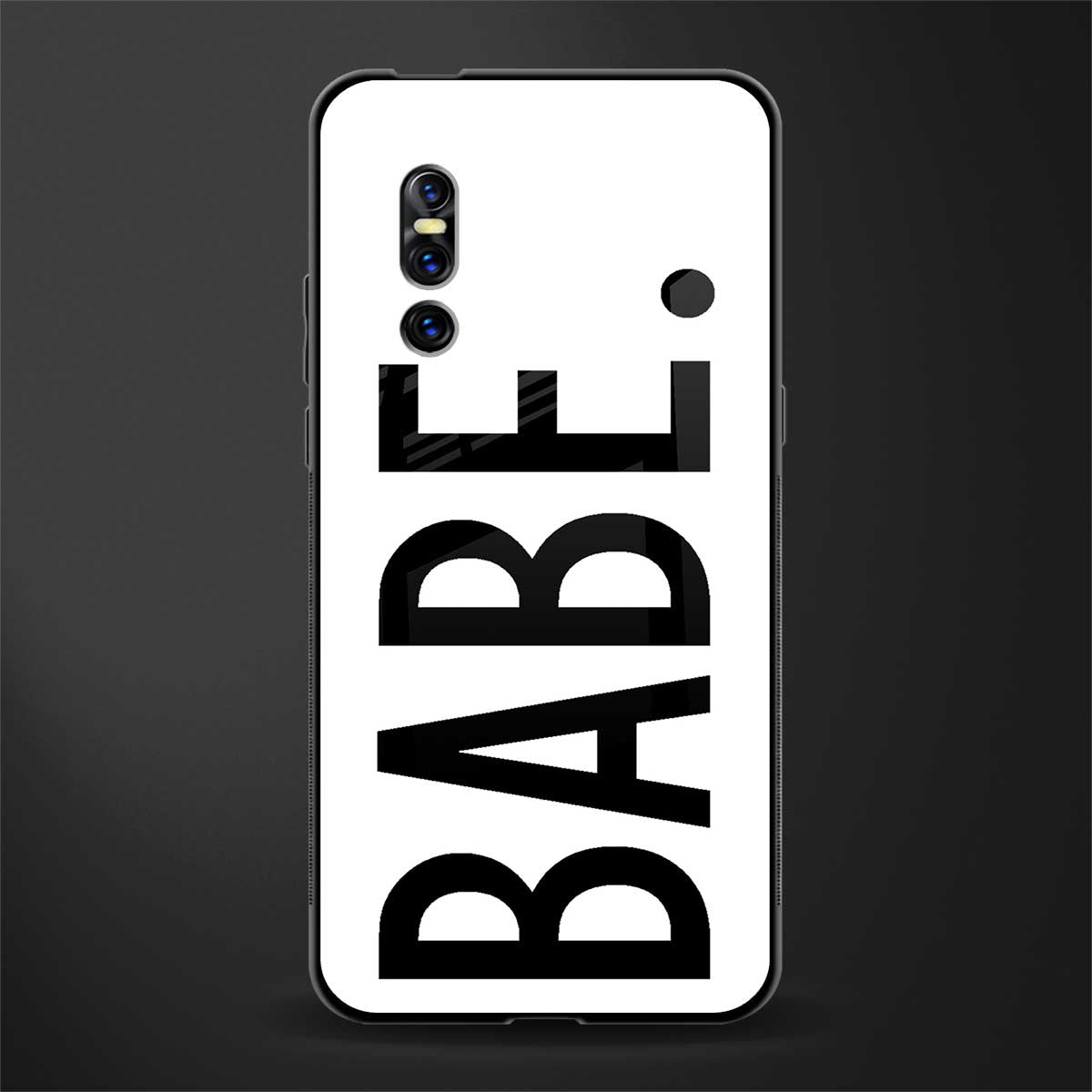 babe glass case for vivo v15 pro image