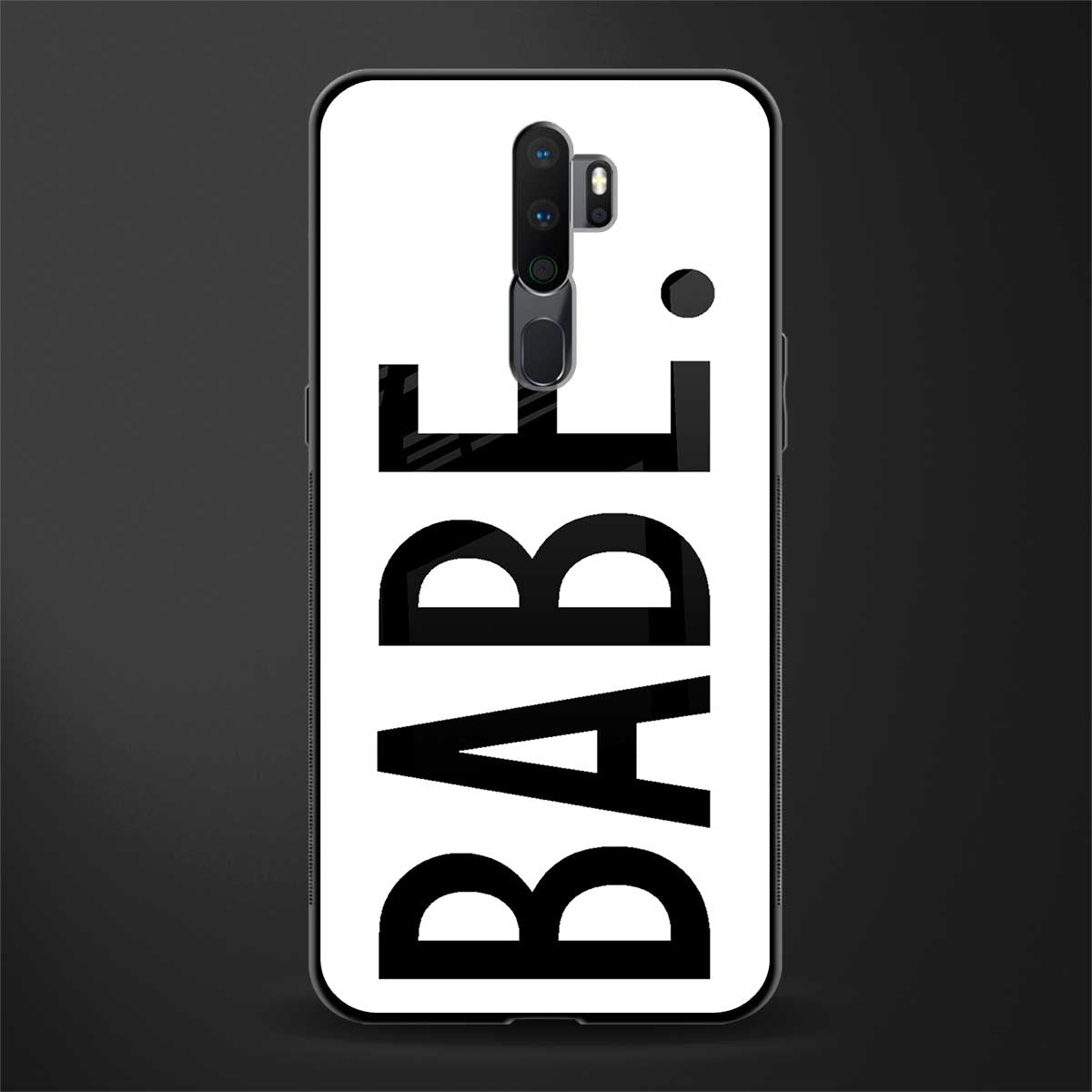 babe glass case for oppo a5 2020 image