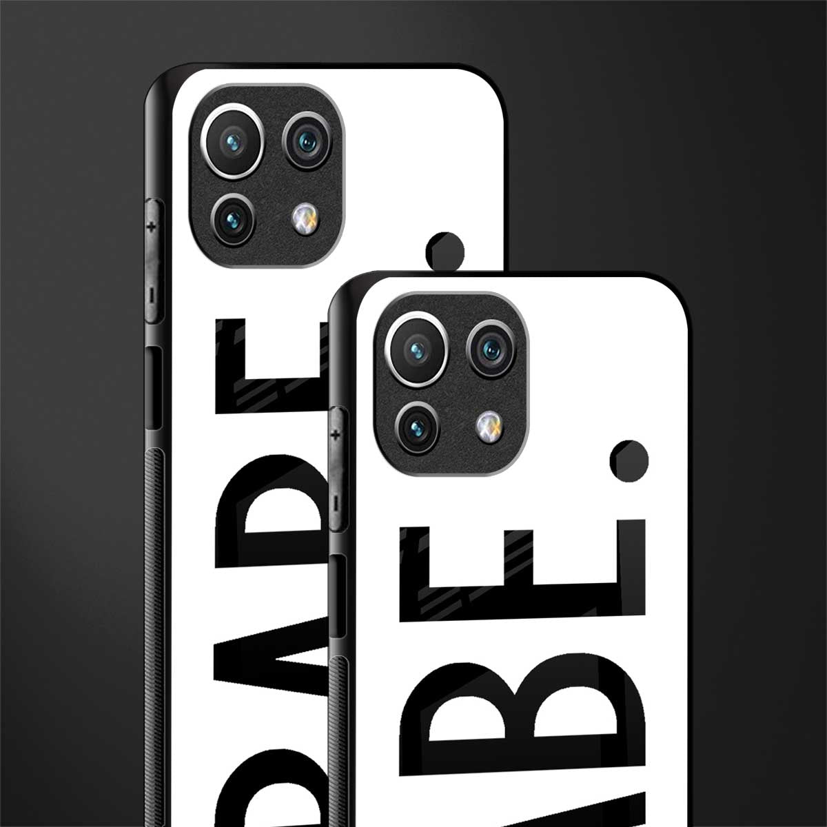 babe glass case for mi 11 lite image-2