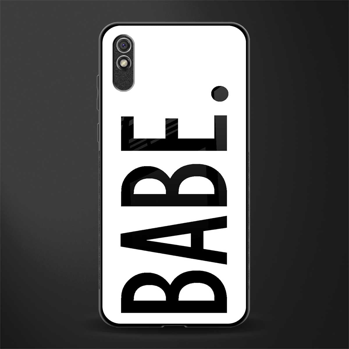 babe glass case for redmi 9i image