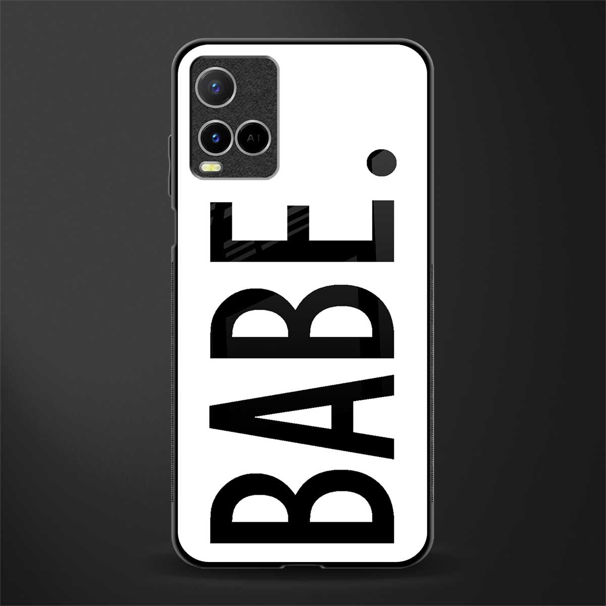 babe glass case for vivo y21s image