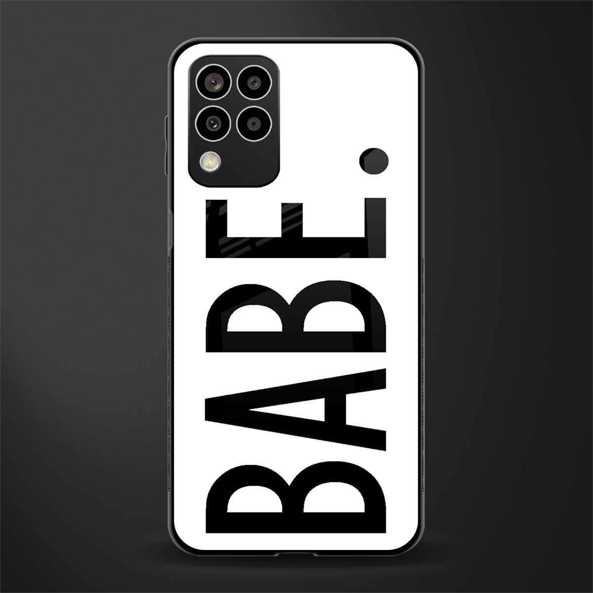 babe back phone cover | glass case for samsung galaxy m33 5g