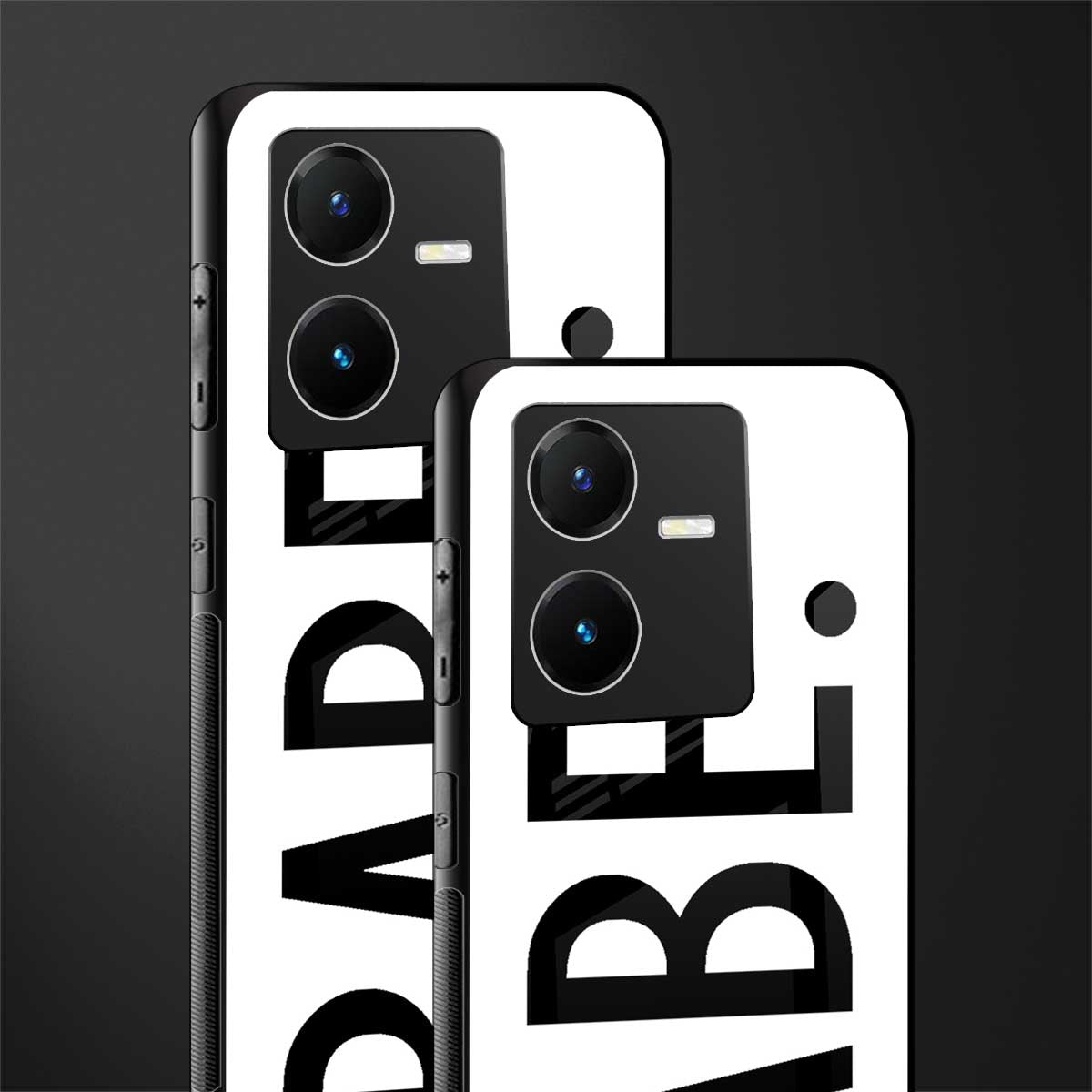 babe back phone cover | glass case for vivo y22