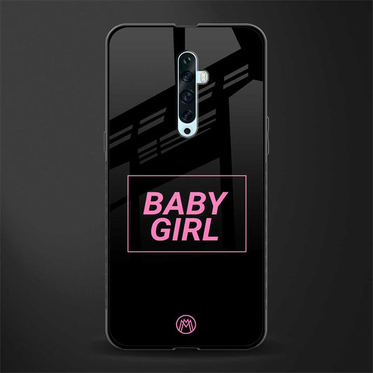 baby girl glass case for oppo reno 2f image