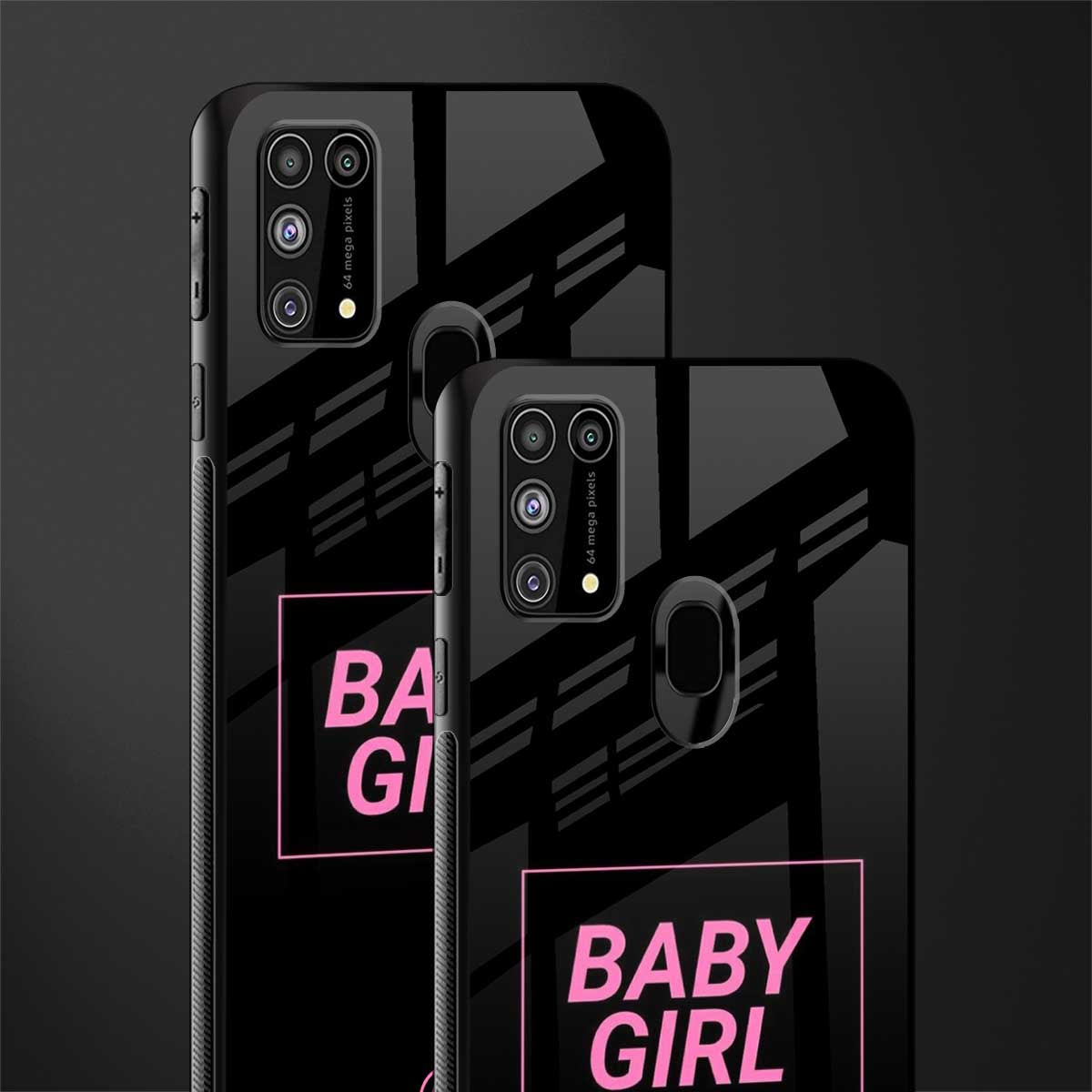 baby girl glass case for samsung galaxy f41 image-2