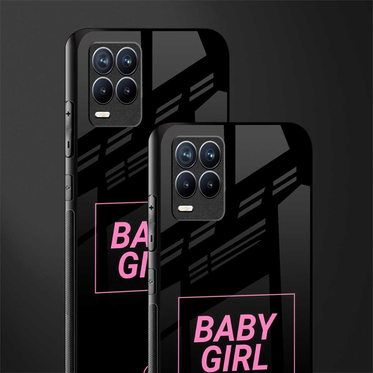 baby girl glass case for realme 8 4g image-2