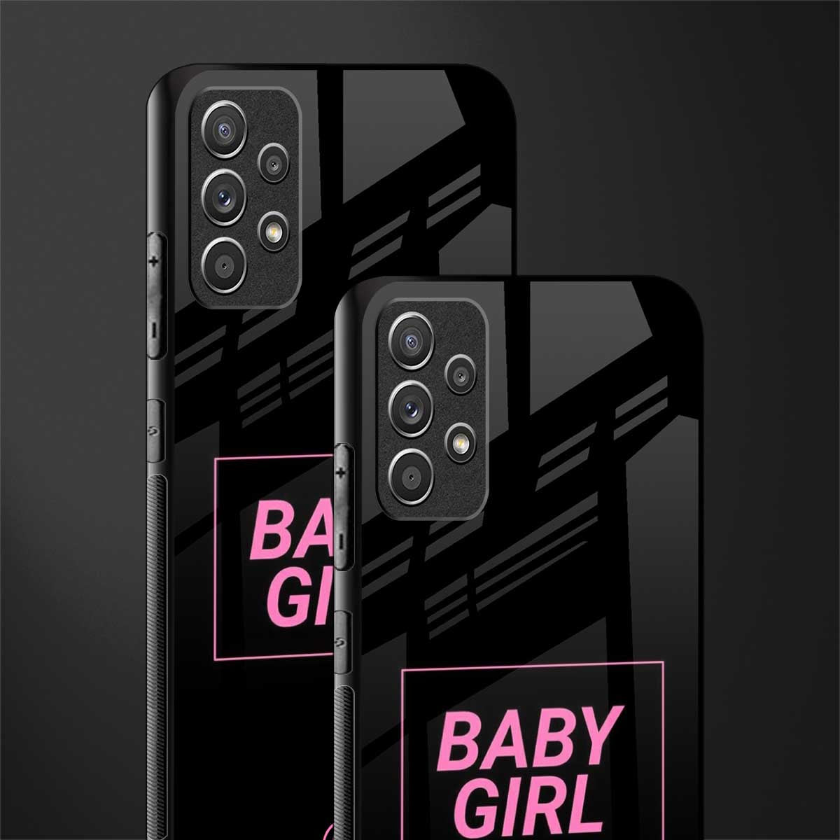 baby girl glass case for samsung galaxy a72 image-2