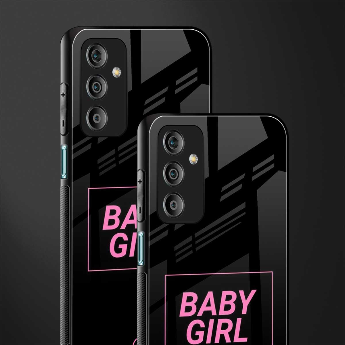 baby girl back phone cover | glass case for samsung galaxy f23 5g