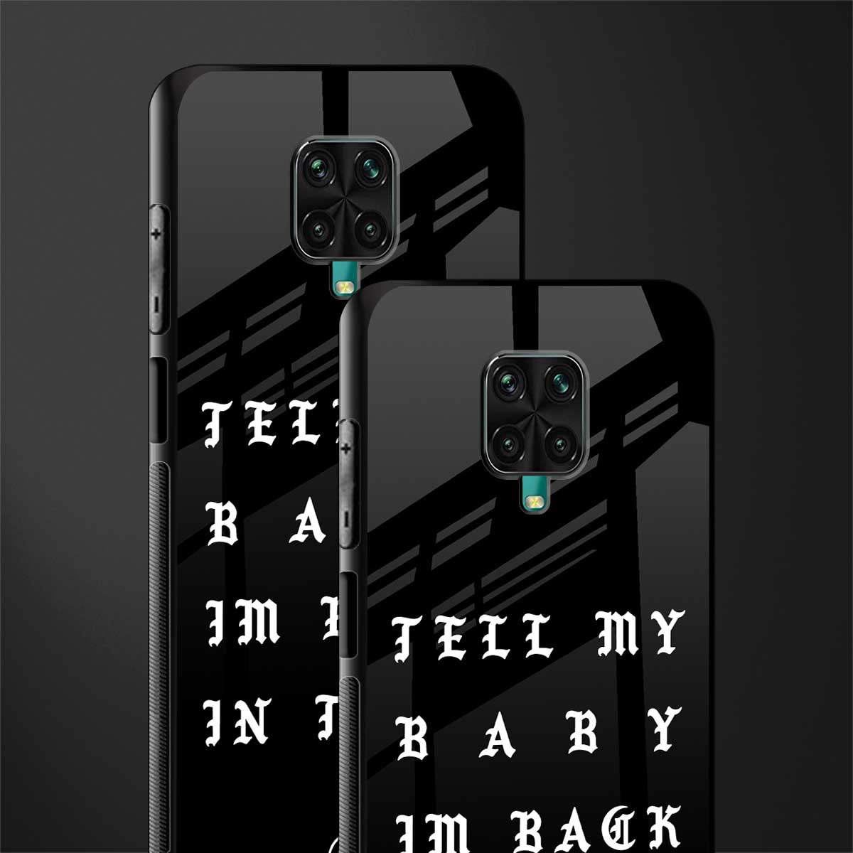back in town glass case for redmi note 9 pro max image-2