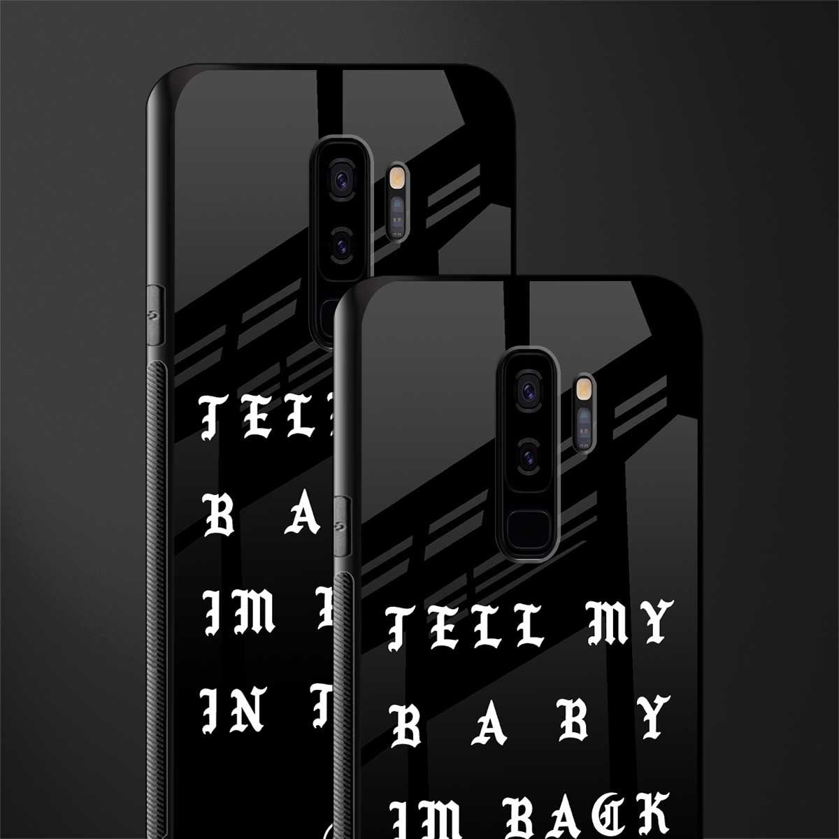 back in town glass case for samsung galaxy s9 plus image-2