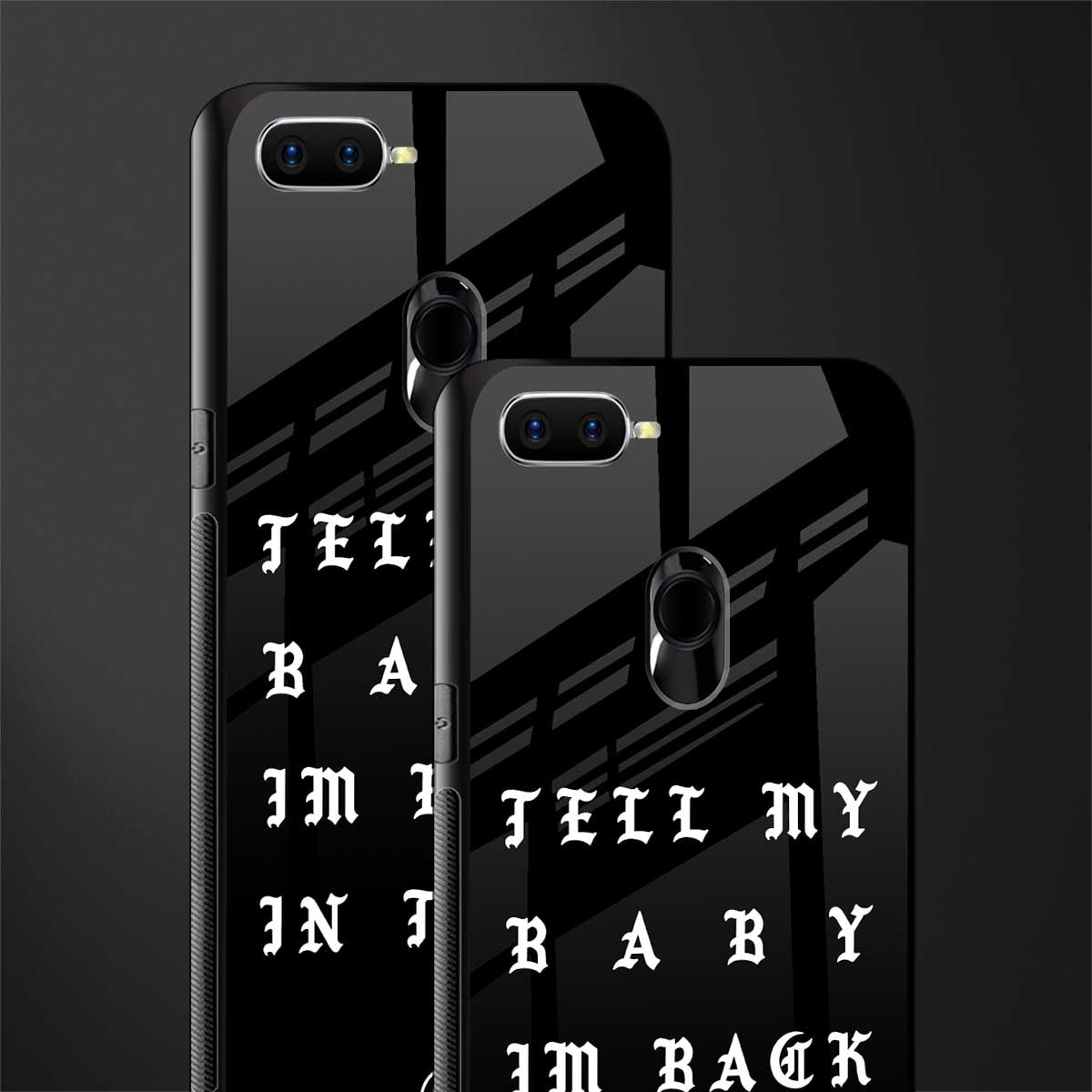 back in town glass case for oppo a5s image-2
