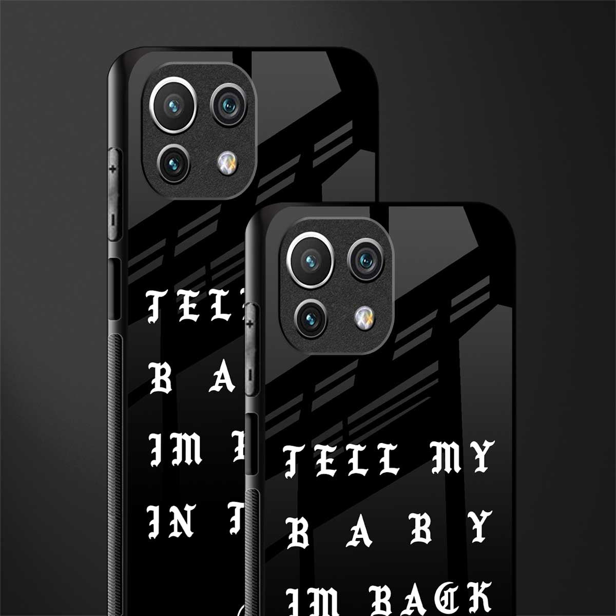 back in town glass case for mi 11 lite image-2