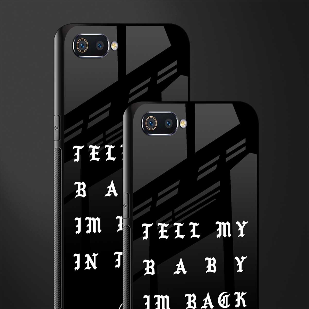 back in town glass case for oppo a1k image-2