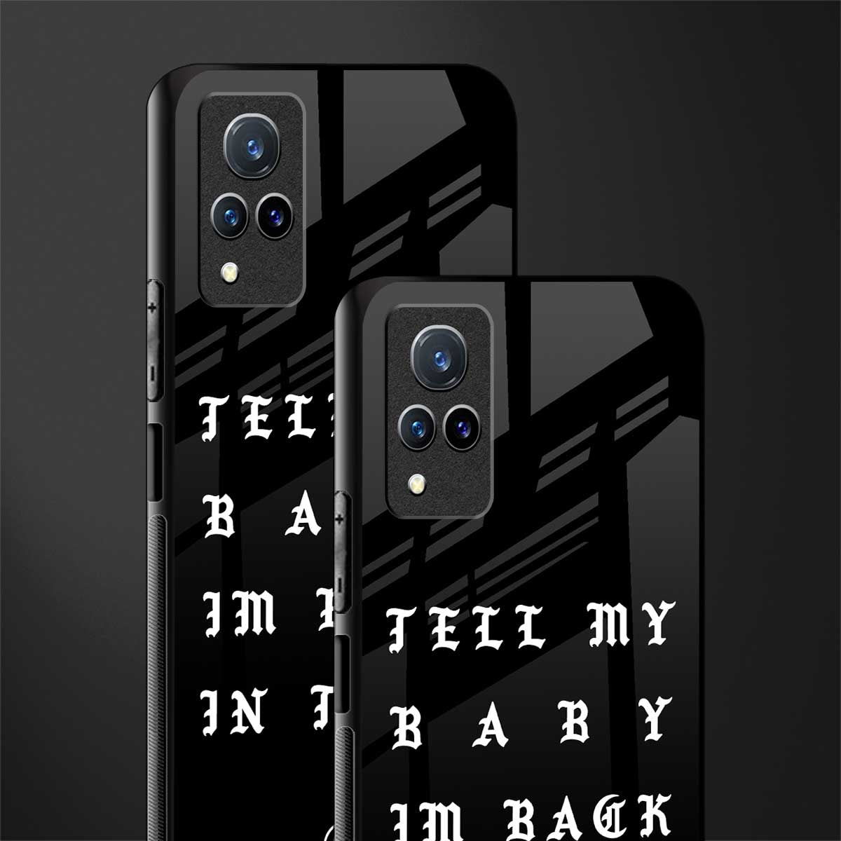 back in town glass case for vivo v21 5g image-2