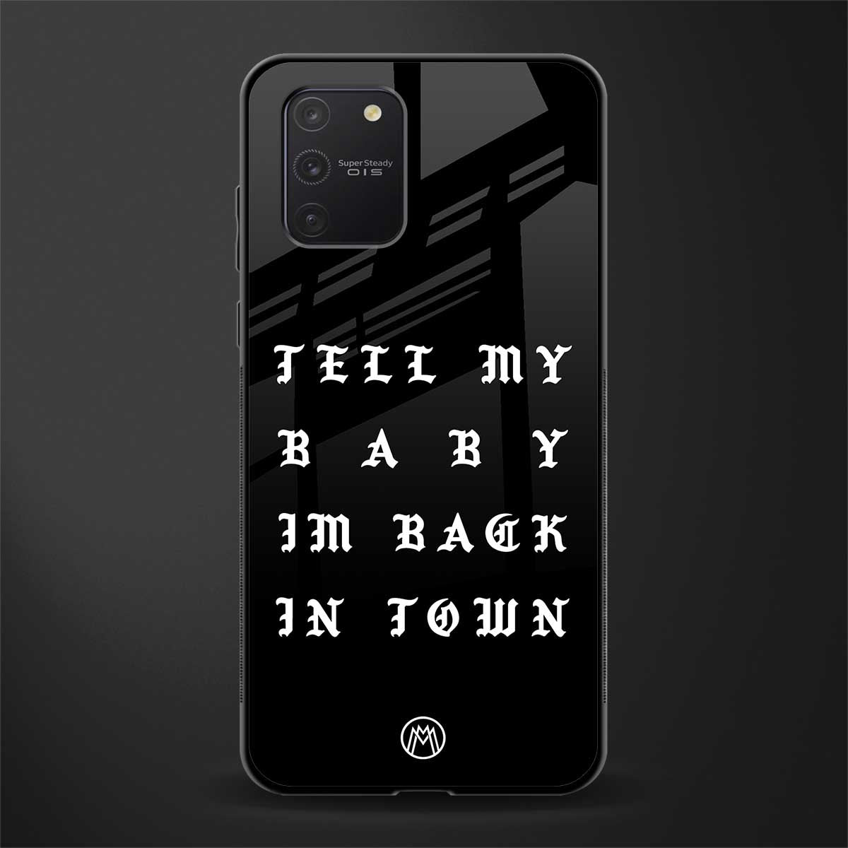 back in town glass case for samsung galaxy s10 lite image
