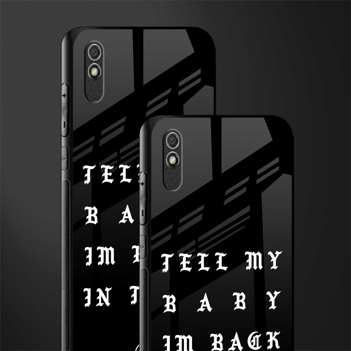 back in town glass case for redmi 9a image-2