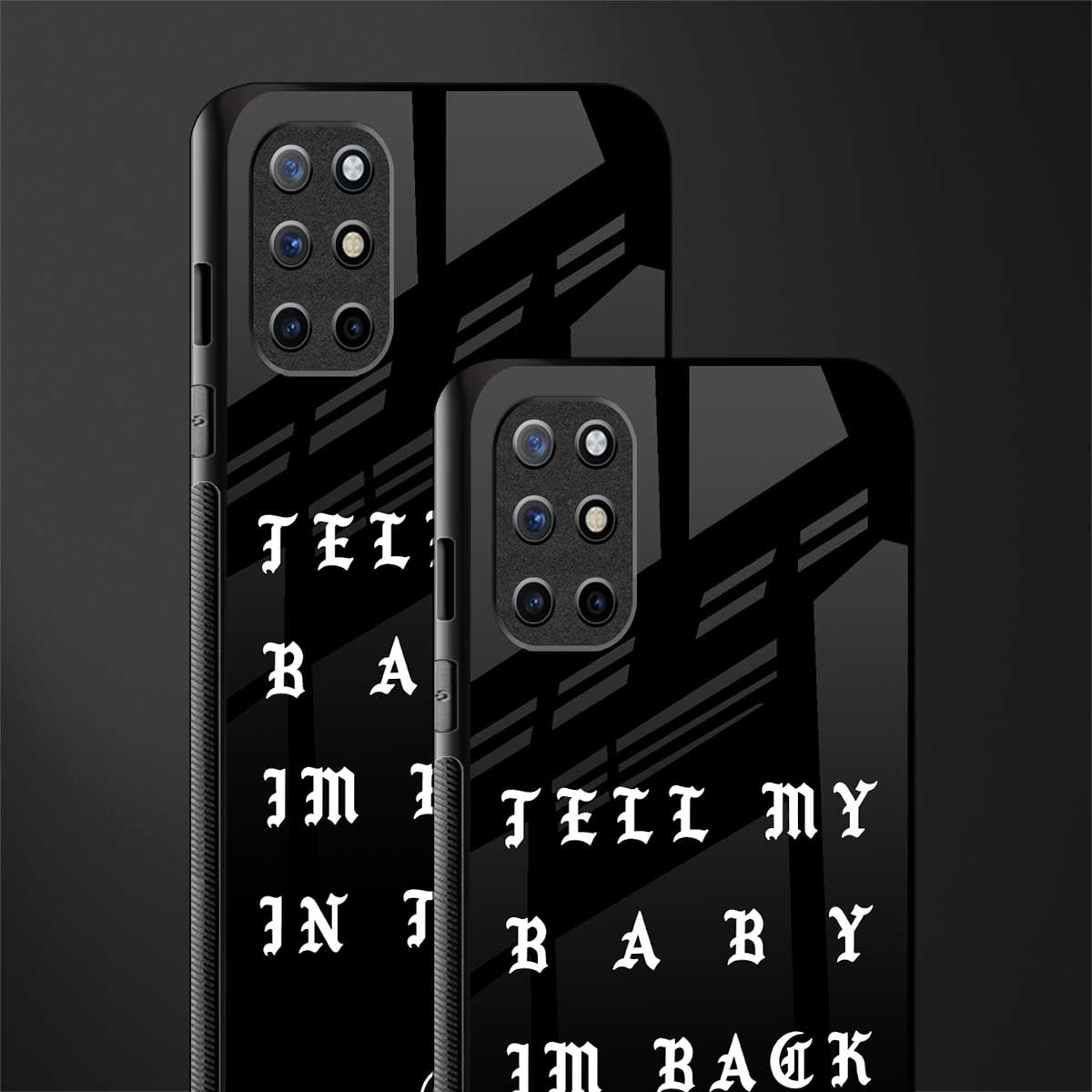 back in town glass case for oneplus 8t image-2