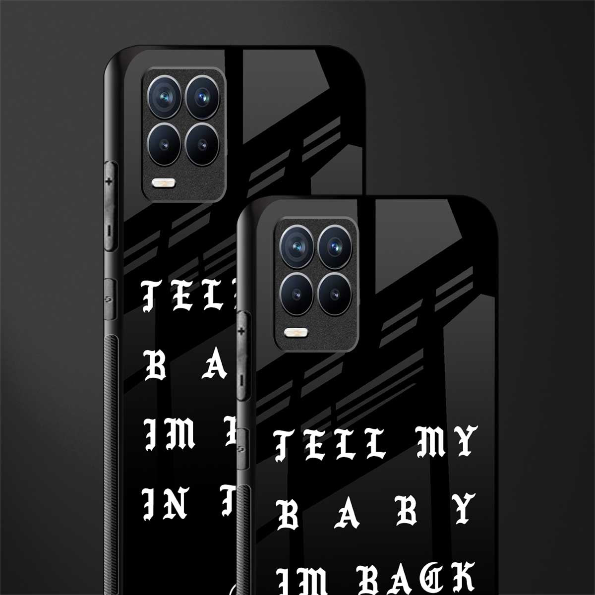 back in town glass case for realme 8 4g image-2