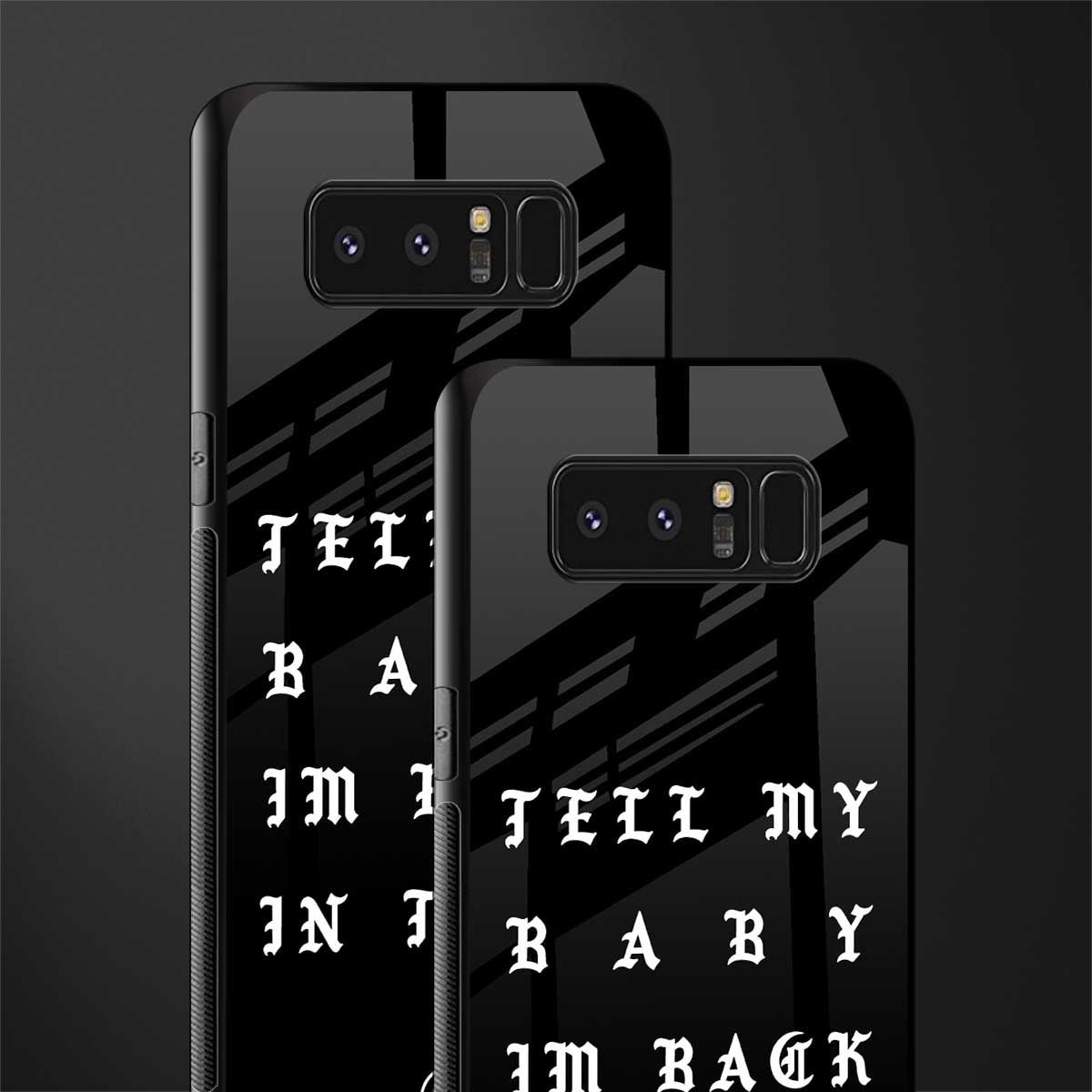 back in town glass case for samsung galaxy note 8 image-2
