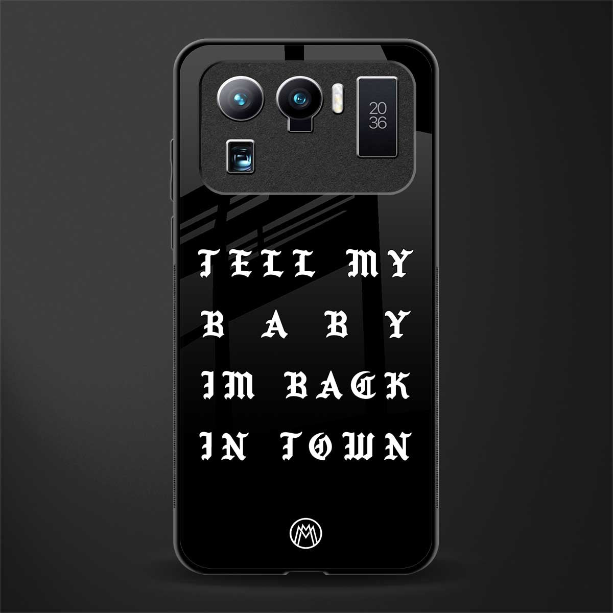 back in town glass case for mi 11 ultra 5g image