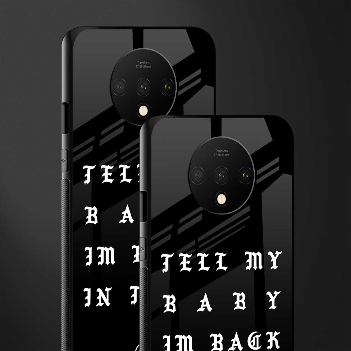 back in town glass case for oneplus 7t image-2