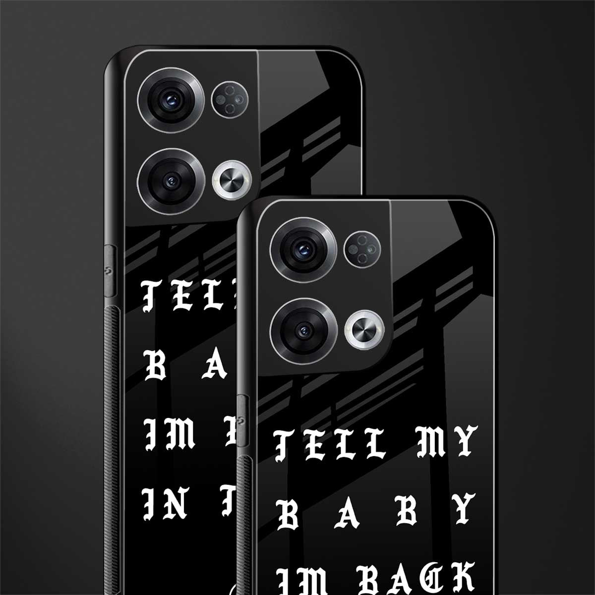 back in town back phone cover | glass case for oppo reno 8