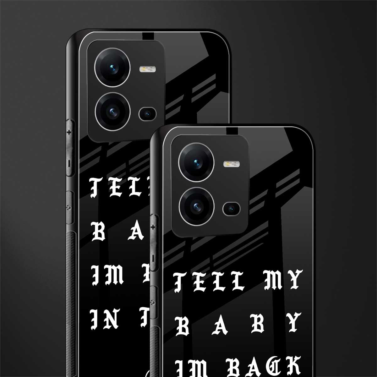 back in town back phone cover | glass case for vivo v25-5g