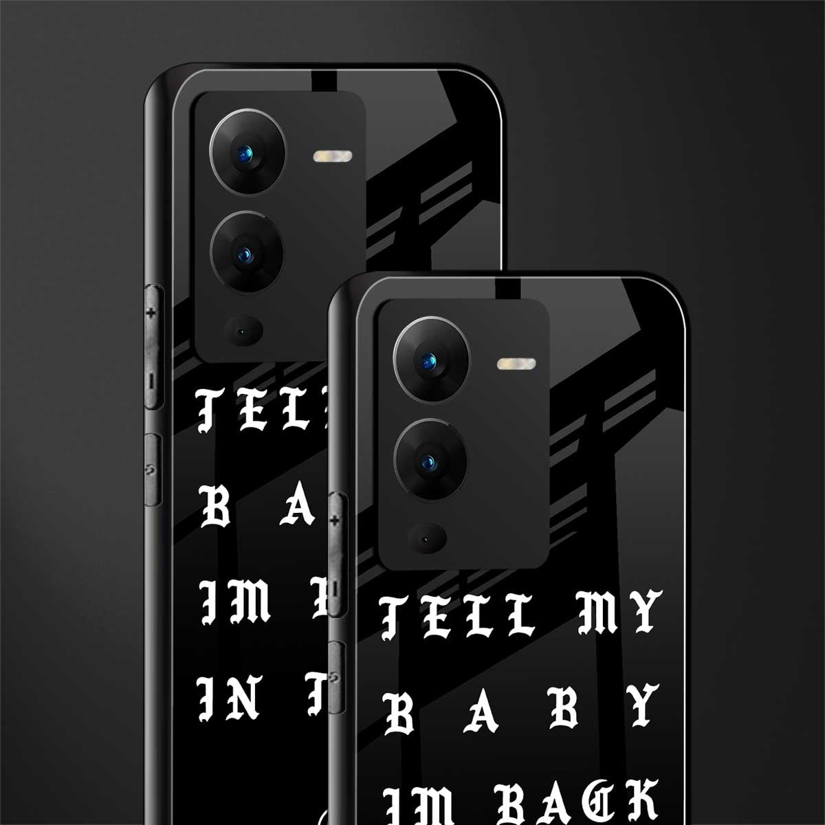 back in town back phone cover | glass case for vivo v25 pro 5g