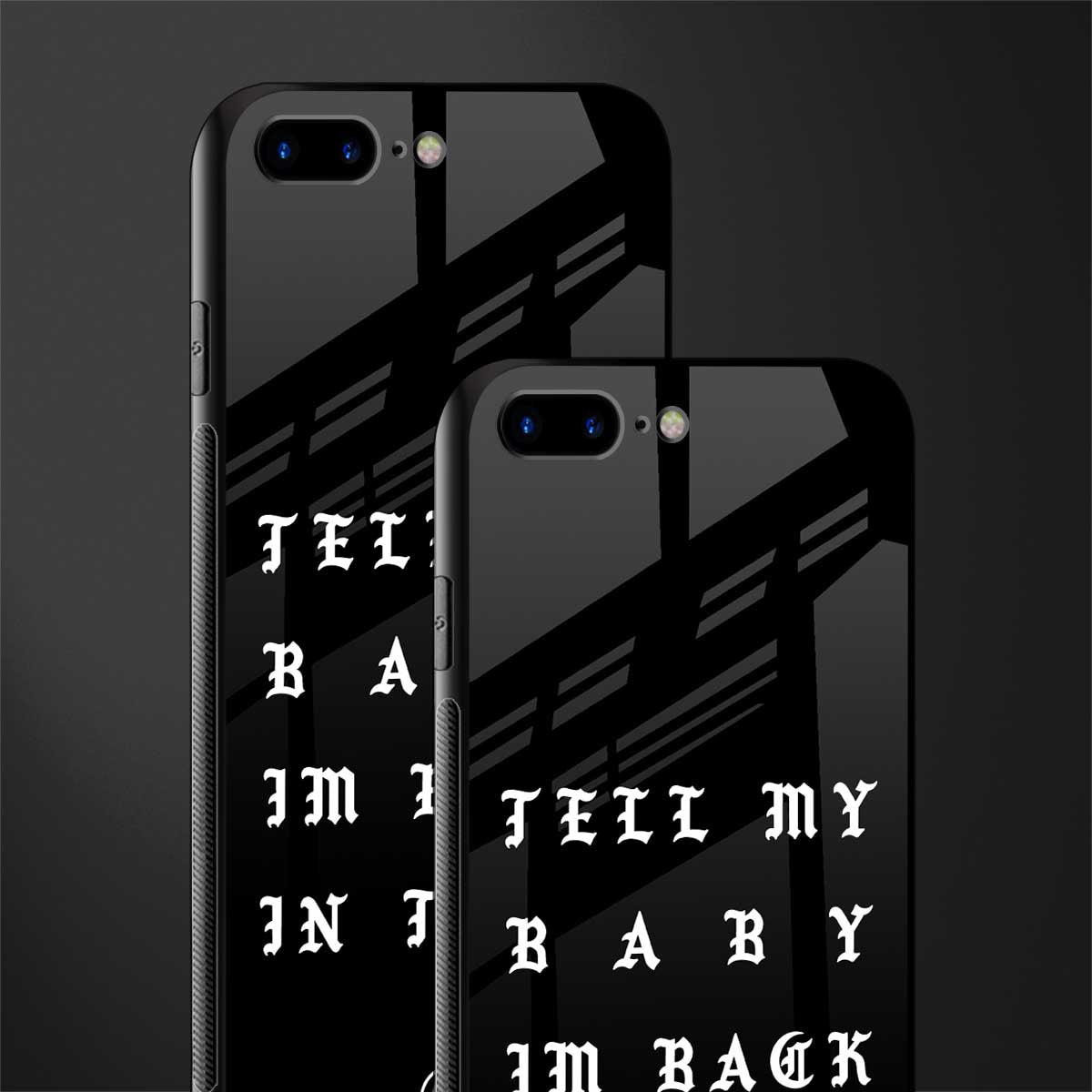 back in town glass case for iphone 8 plus image-2
