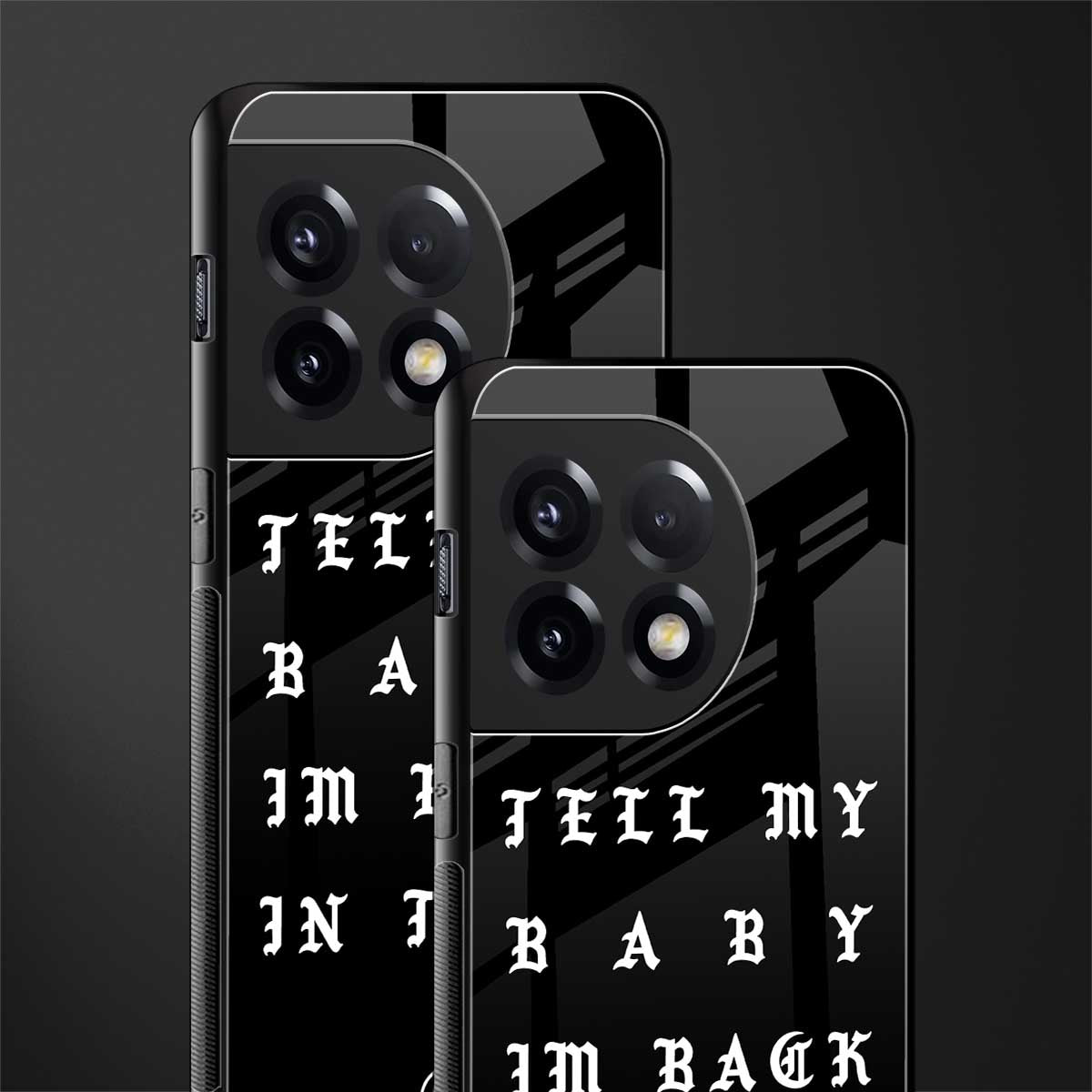 back in town back phone cover | glass case for oneplus 11r