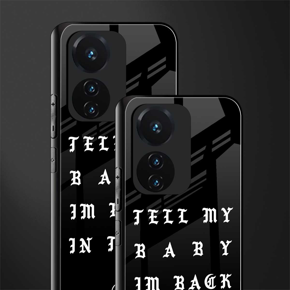 back in town back phone cover | glass case for vivo t1 44w 4g