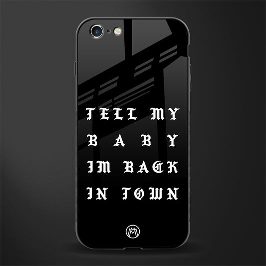 back in town glass case for iphone 6 image