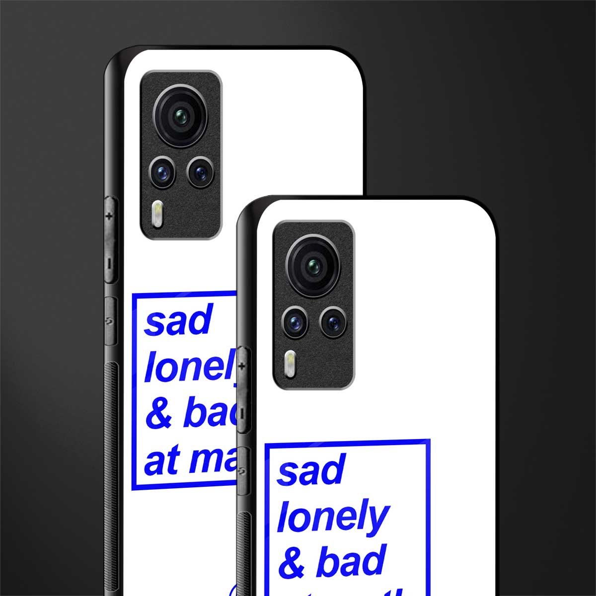 bad at math glass case for vivo x60 pro image-2