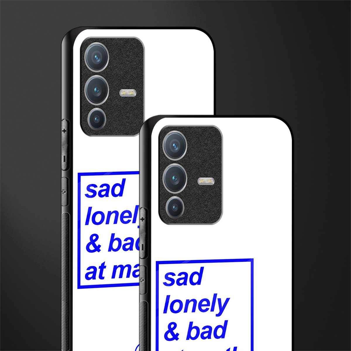 bad at math glass case for vivo v23 pro 5g image-2